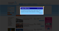 Desktop Screenshot of bangalorechurchinfo.com